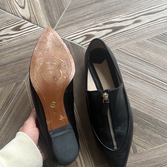Genuine Leather Pointed Loafer with Zipper - Picture 5 of 7